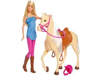 Auchan Boneca barbie e o seu cavalo promoção
