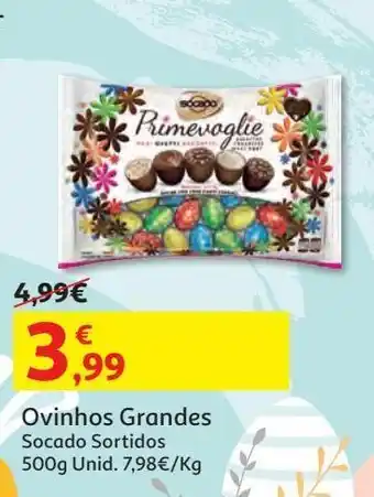 Ovinhos grandes socado sortidos 500g