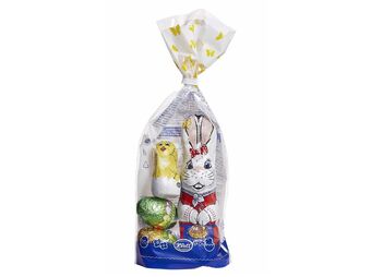 Saco c/coelho+ fantasias klett chocolate leite 100g