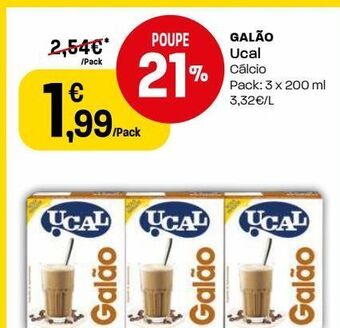 Intermarché Leite com cálcio promoção