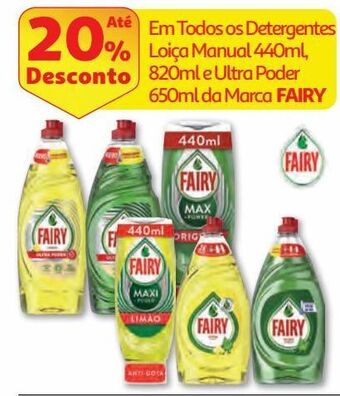 Auchan Det. loiça manual fairy promoção