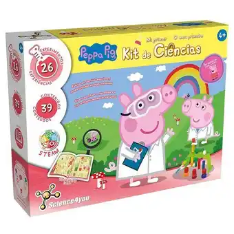 Science4you primeiro kit de ciência da peppa pig