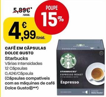 Cápsulas de café dolce gusto