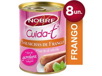 Salsichas frango nobre
