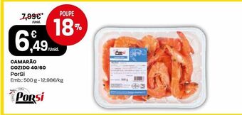 Intermarché Camarão cozido promoção
