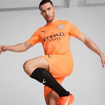 Puma Manchester city f.c. football goalkeeper short sleeve replica jersey men promoção