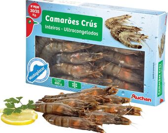 Auchan Camarao cru auchan promoção