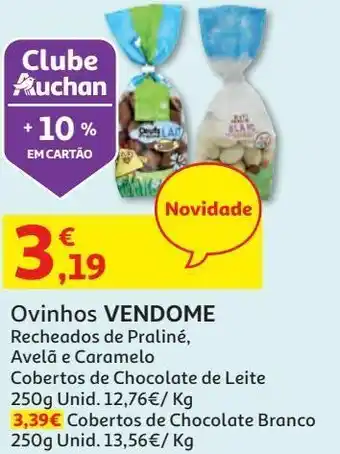 Ovinhos choco. leite vendome