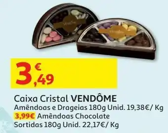 Auchan Caixa cristal vendome promoção