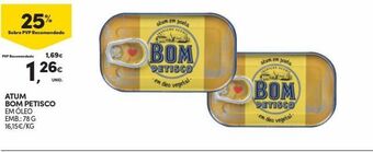 Atum em lata bom petisco
