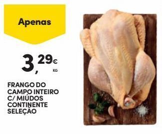 Frango inteiro continente