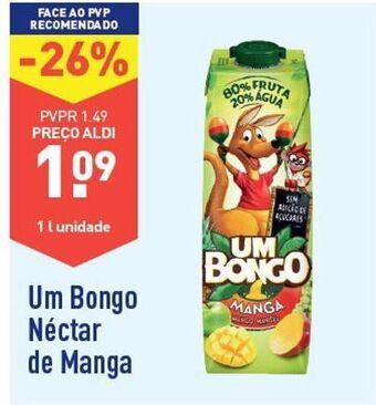ALDI Néctar um bongo promoção