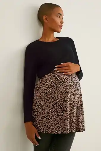 C&A Nursing long sleeve top - 2-in-1 look promoção