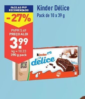 ALDI Chocolates kinder promoção