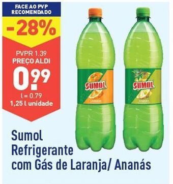 ALDI Refrescos sumol promoção