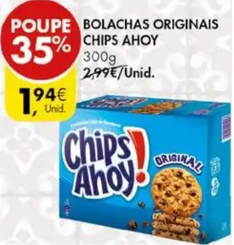 Pingo Doce Bolachas Organais Chips Ahoy 300g promoção