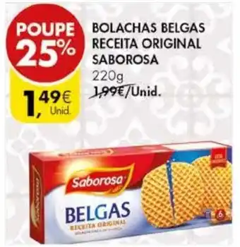 Bolachas Belgas Receita Organic Saborosa 220g