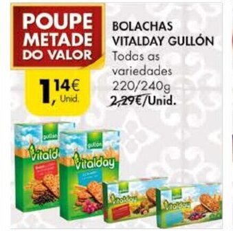 Bolachas Vitalday Gullón