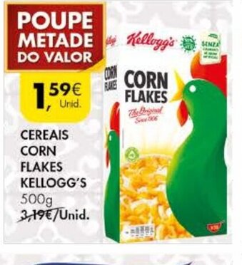 Pingo Doce Cereais Corn Flakes Kellogg's 500g promoção
