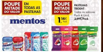 Pingo Doce Pastilhas Trident promoção