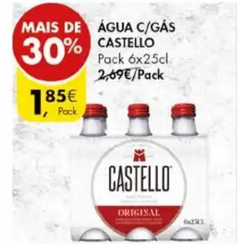 Pingo Doce Água S/Gás Castello promoção