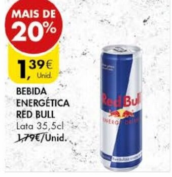 Pingo Doce Bebida Energética Red Bull promoção