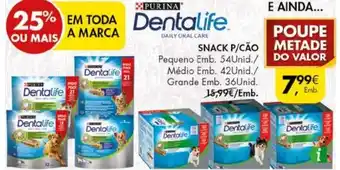 Pingo Doce Dentalife Snack P/Cão promoção