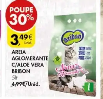 Pingo Doce Areia Aglomerante C/Aloe Vera Bribon 5lt promoção