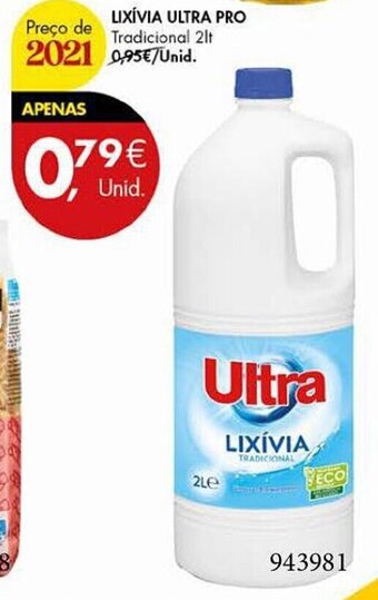 Pingo Doce Lixívia Ultra Pro 2L promoção