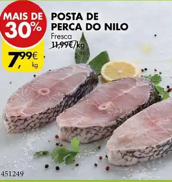 Pingo Doce Posta de Perca do Nilo 1kg promoção