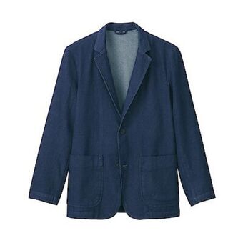 Muji Kapok blend denim jacket promoção
