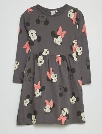 Kiabi Vestido em moletão 'mickey e 'minnie' promoção