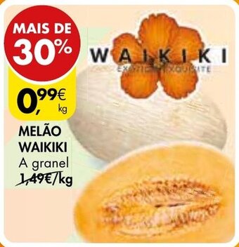Pingo Doce Melão Waikiki promoção
