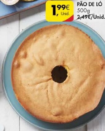 Pingo Doce Pão de Ló 500g promoção