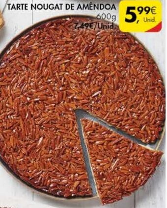 Pingo Doce Tarte Nougat de Amêndoa 600g promoção