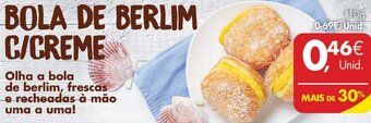 Pingo Doce Bola de Berlim C/Creme 110g promoção