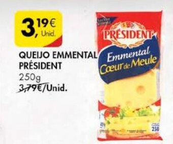 Queijo Emmental Président 250g