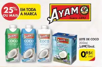 Pingo Doce Ayam Leite de Coco 200ml promoção
