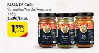 Pingo Doce Pasta de Caril 115g promoção