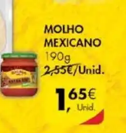 Pingo Doce Molho Mexicano 190g promoção