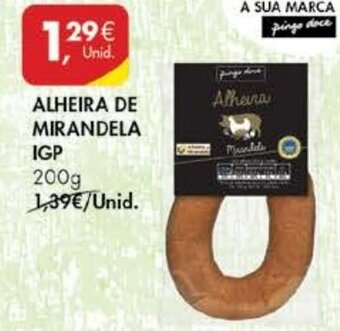 Pingo Doce Alheira de Mirandela IGP 200g promoção