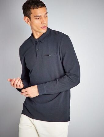 Kiabi Polo em piqué de algodão promoção