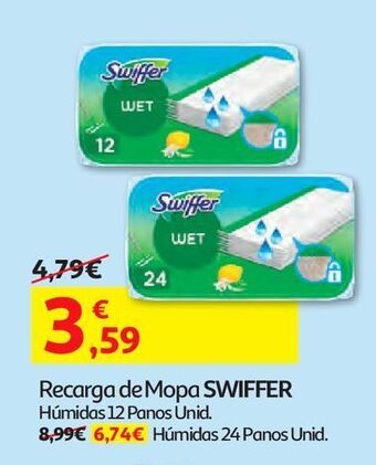 Recarga de mopa swiffer