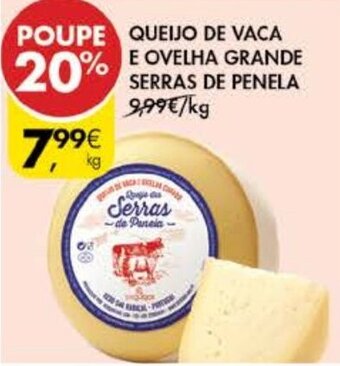 Pingo Doce Queijo de Vaca E Ovelha Grande Serras de Penela promoção