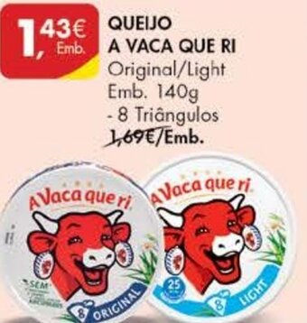 Pingo Doce Queijo A Vaca Que Ri 140g promoção