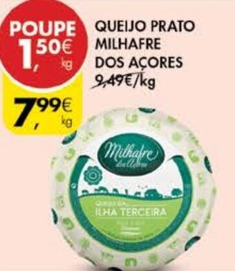 Pingo Doce Queijo Prato Milhafre dos Açores promoção