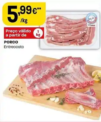 Intermarché Porco Entrecosto 1kg promoção