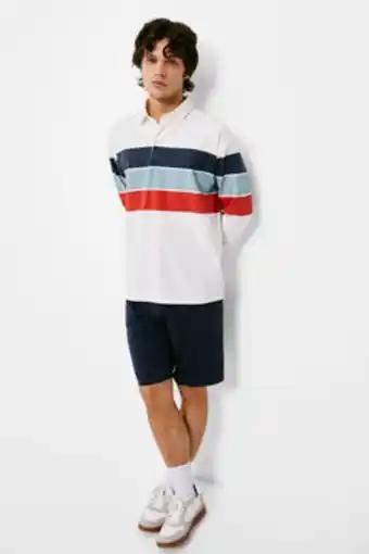 Springfield Polo manga comprida rugby risca promoção