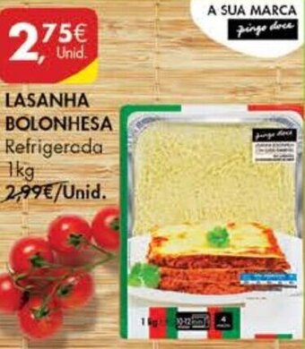 Pingo Doce Lasanha Bolonhesa 1kg promoção