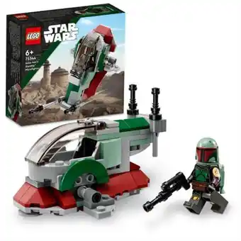 Toys R Us Lego star wars - microfighter: nave estelar de boba fett - 75344 promoção